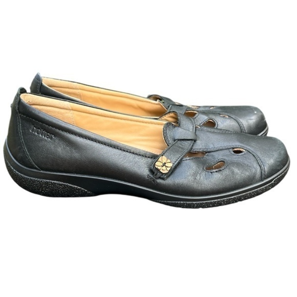 Hotter Nirvana Shoes Leather, Black, women’s size US 9